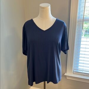 Old Navy Blue Relaxed Short Sleeve Tee